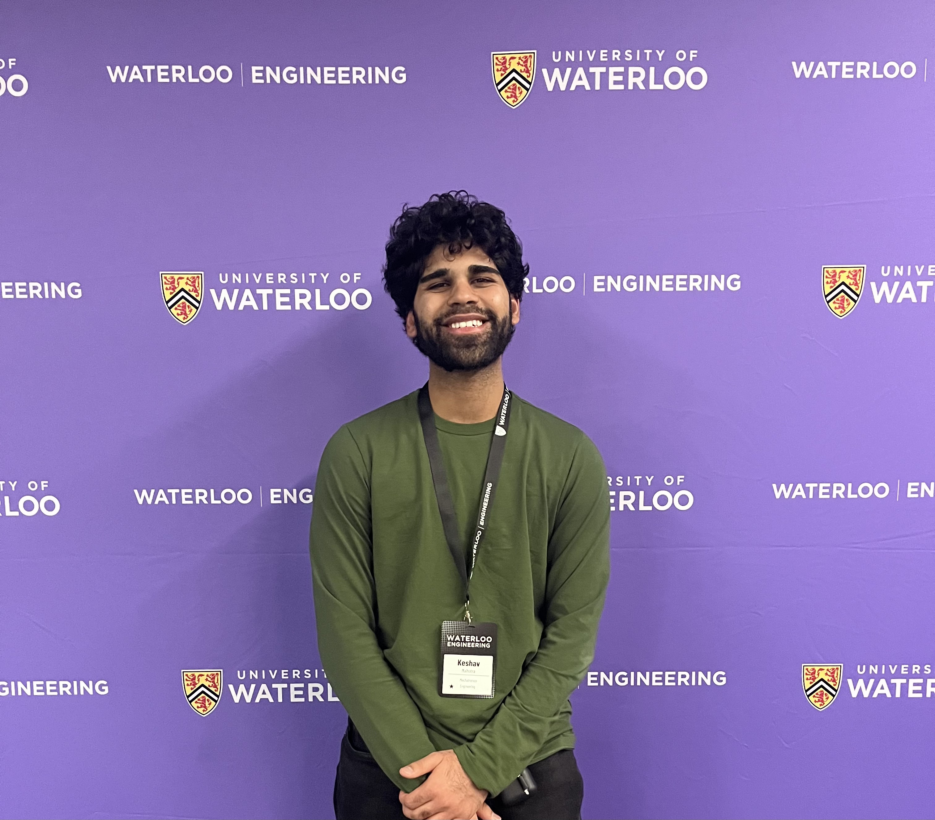 Keshav Malhotra at the University of Waterloo